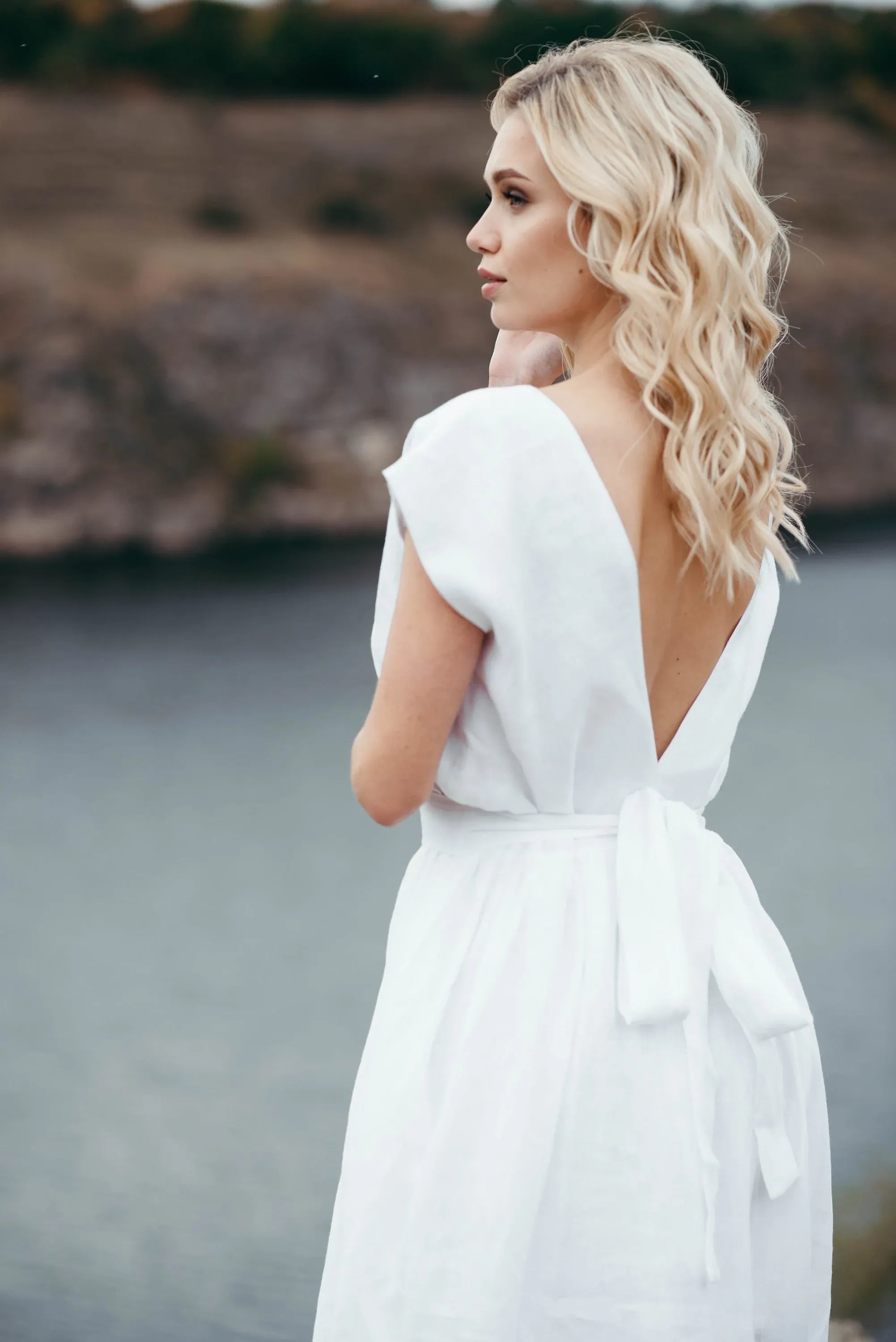 Linen Eco Wedding Dress