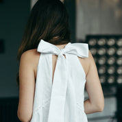 Boho Linen Wedding Dress