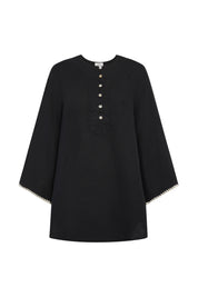 Mrs Baly Pelican Linen Dress