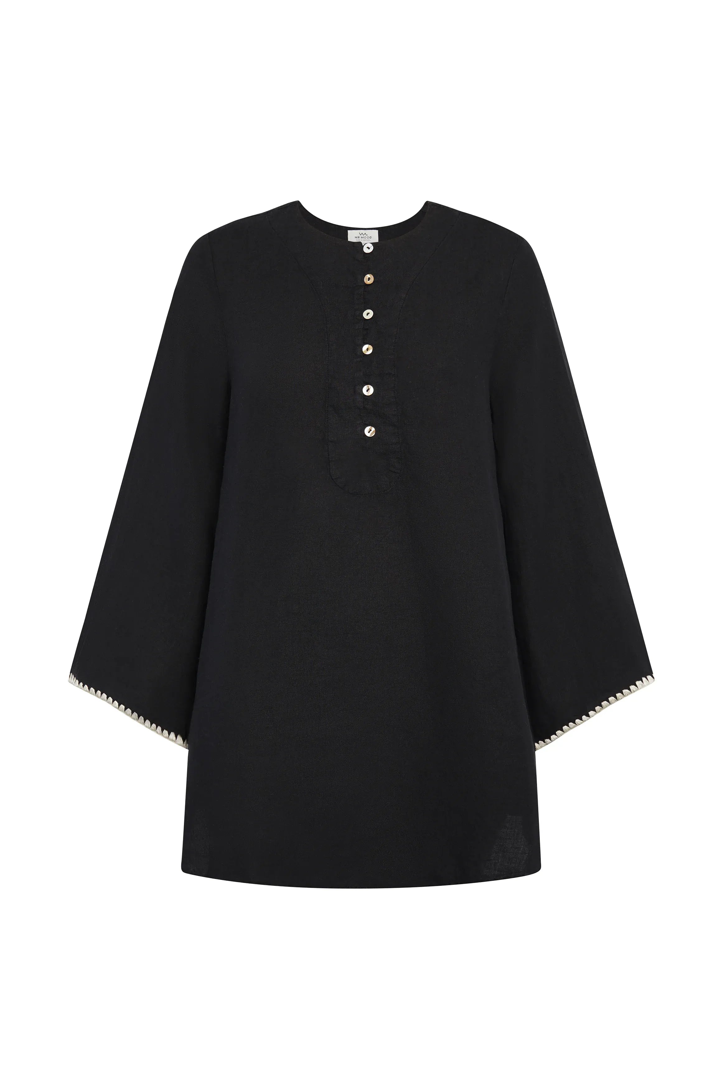 Mrs Baly Pelican Linen Dress