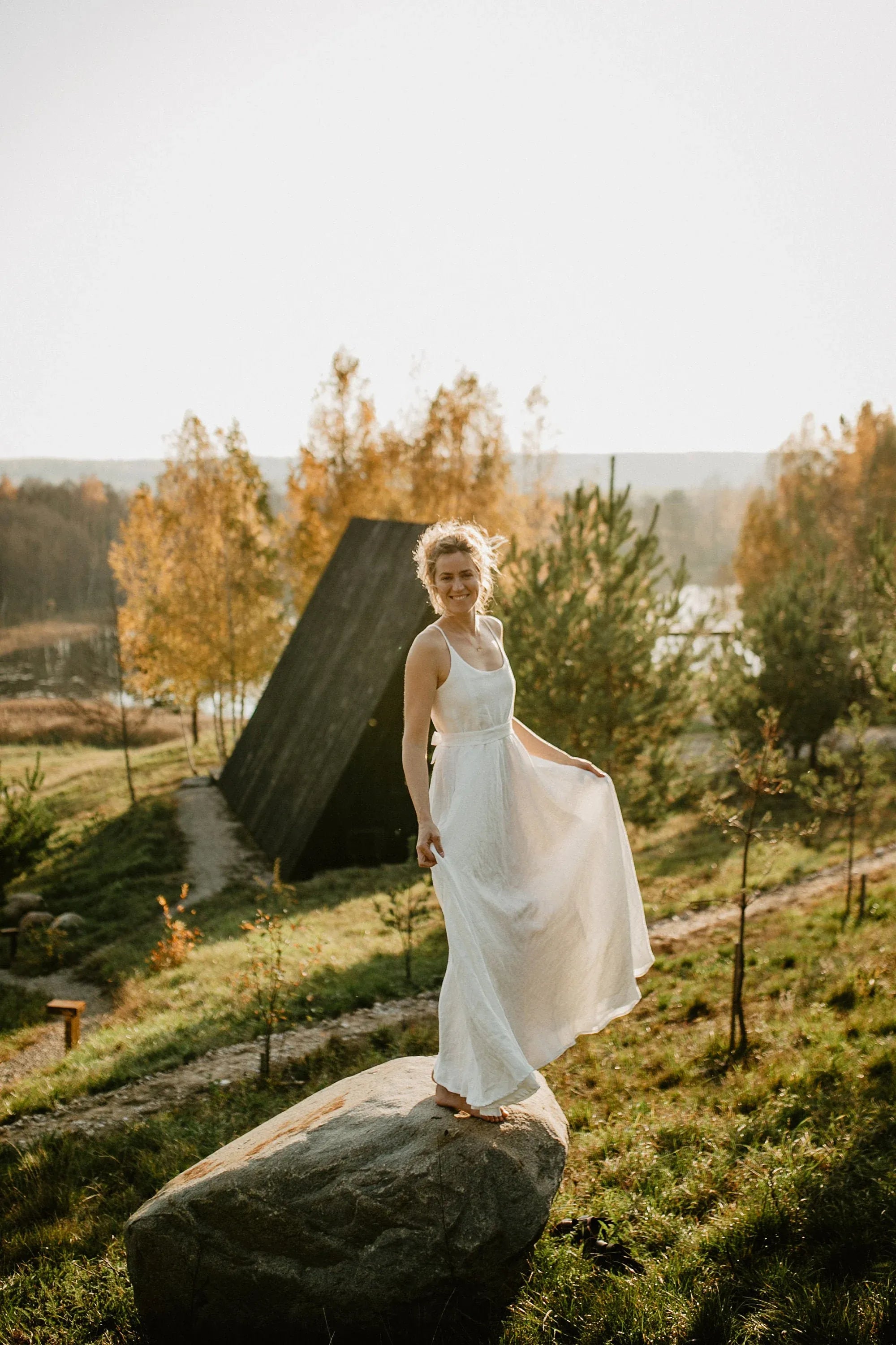 Nairobi Wedding linen dress