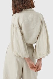 Iconic Linen Crop Top