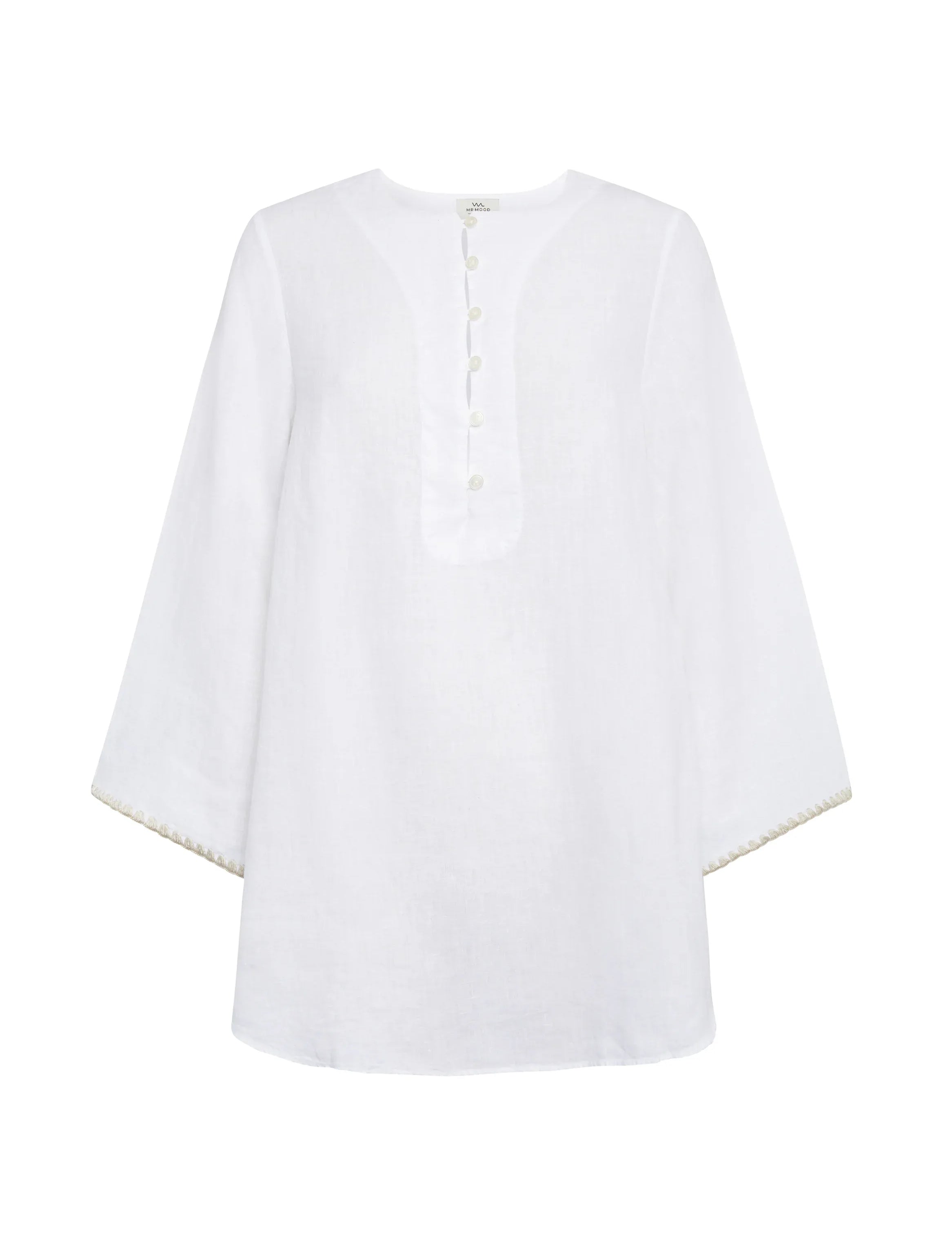 Mrs Baly Pelican Linen Dress