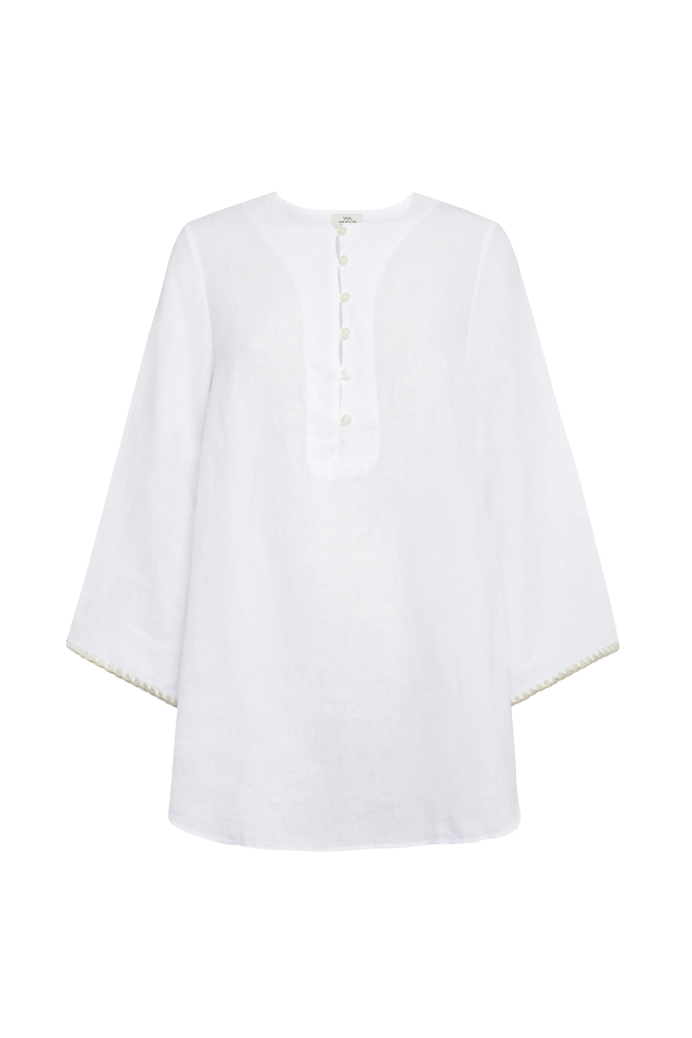 Mrs Baly Pelican Linen Dress