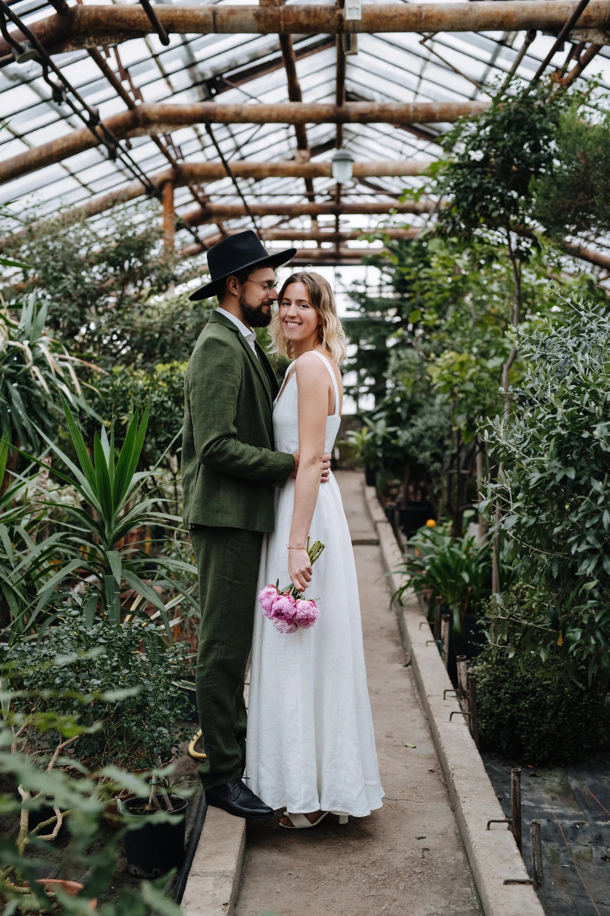 Bridesmaids Linen Dress