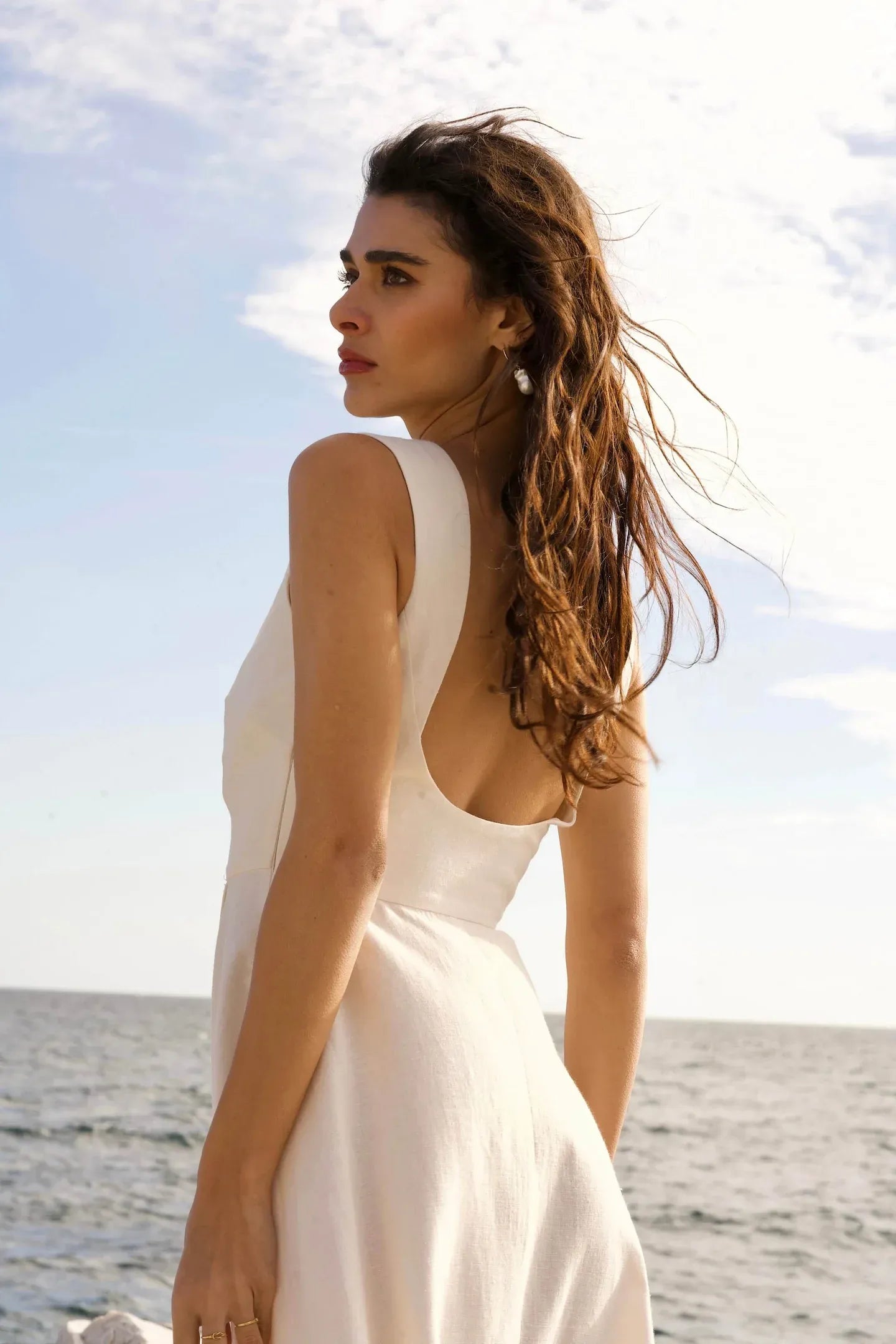 Cezanne Linen Wedding Dress