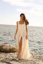 Cezanne Linen Wedding Dress