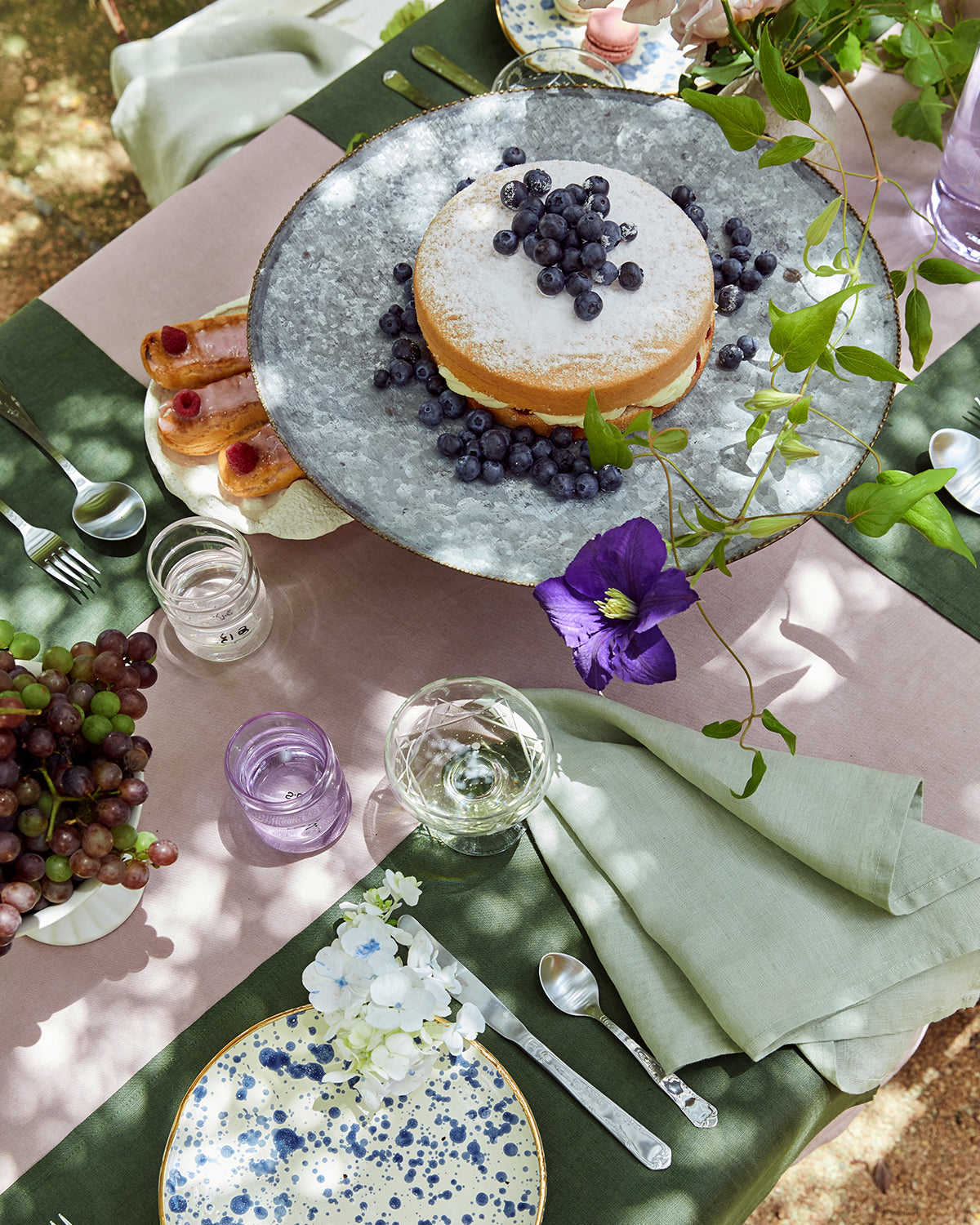 Olive Linen Placemats (Set 4 pieces)