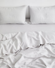 Fog 100% Flax Linen Pillowcases (Set 2 pieces)