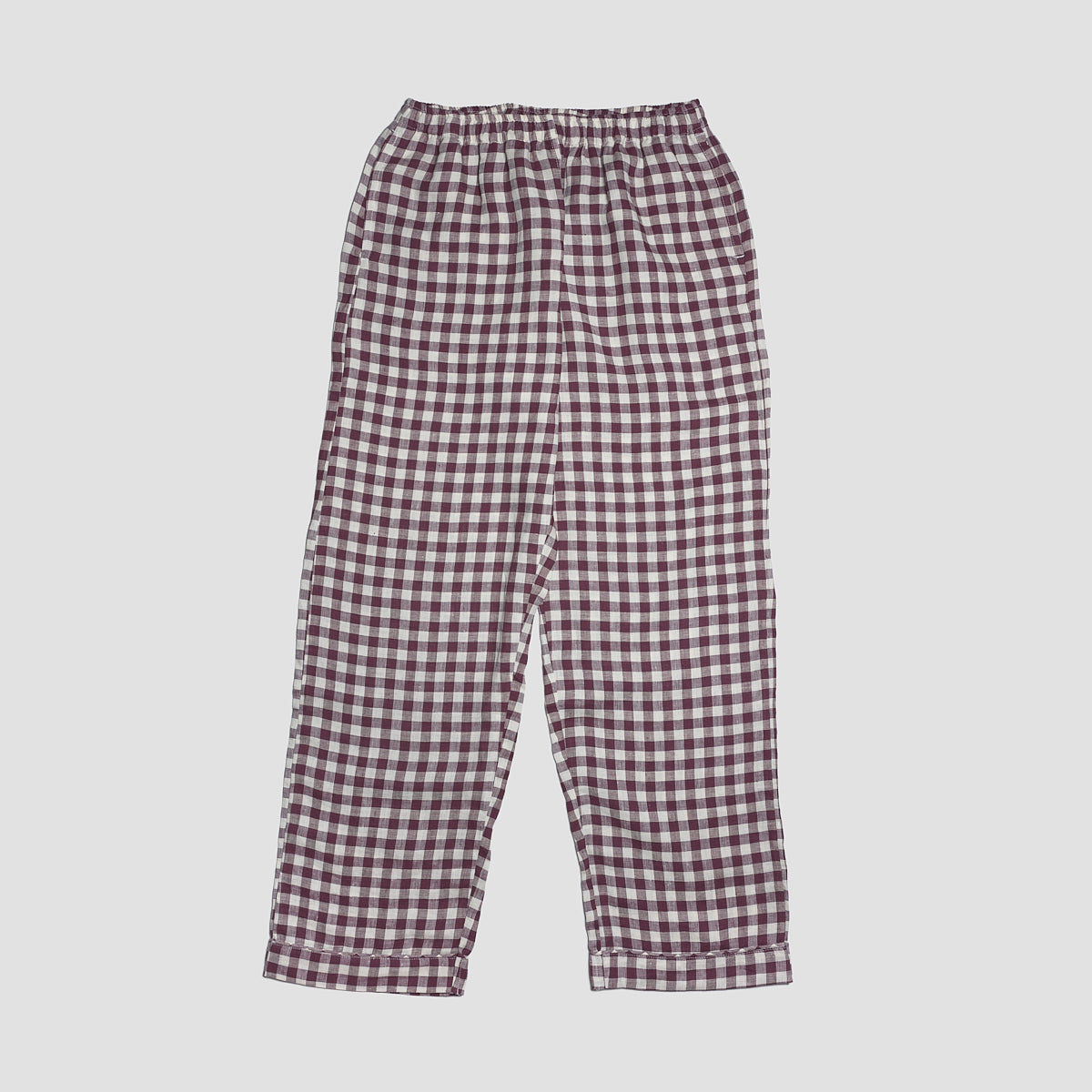 Berry Gingham Pyjama Trousers