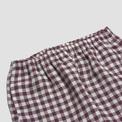 Berry Gingham Pyjama Trousers
