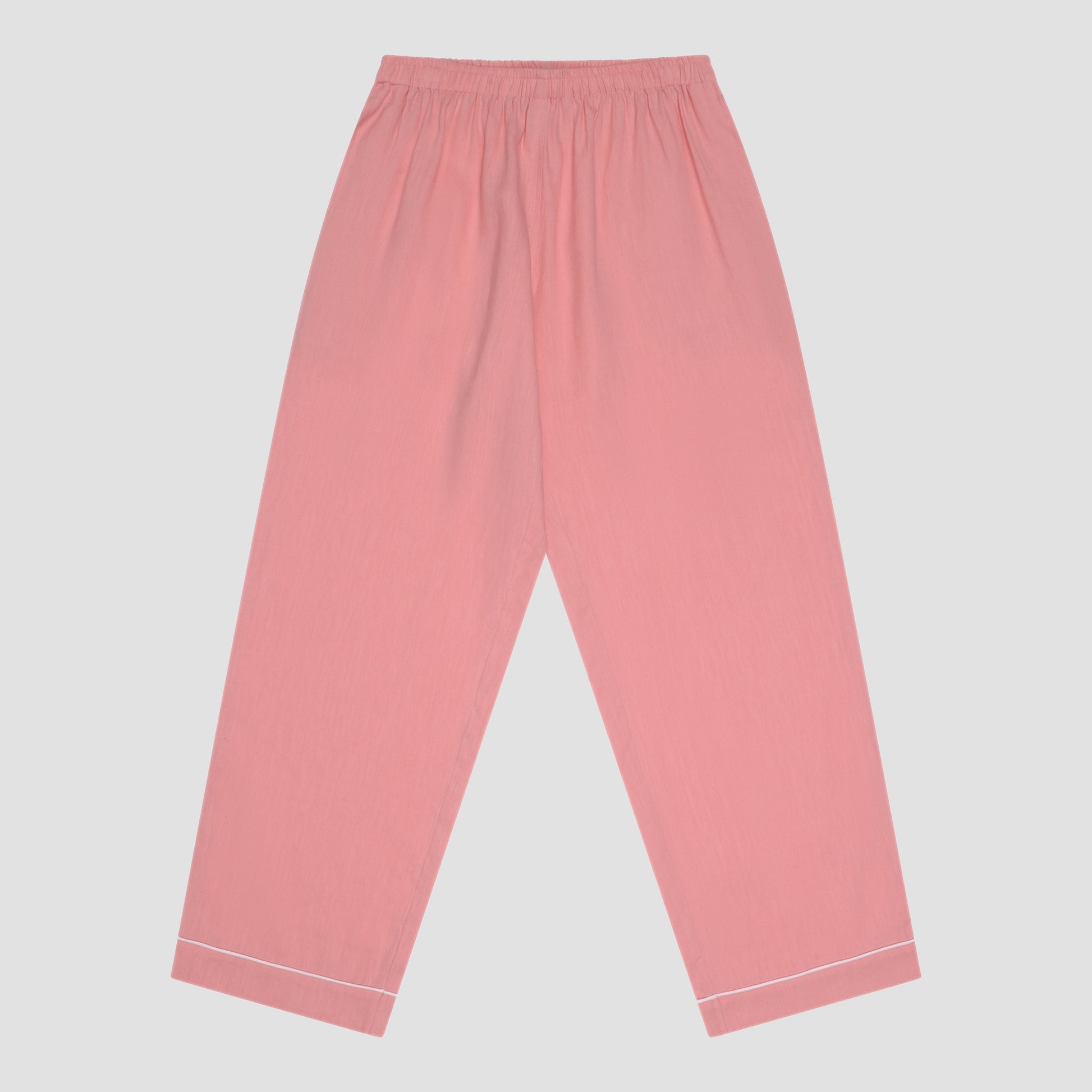 Pink Bloom Linen Pyjama Trousers