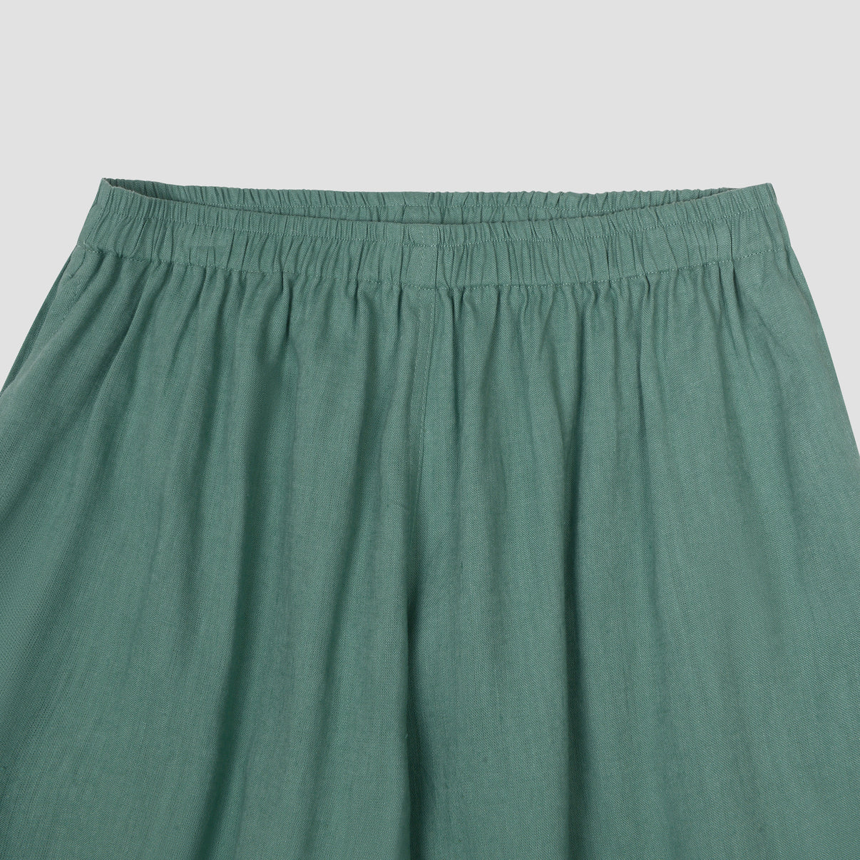 Tranquil Green Linen Women's Pyjama Trousers