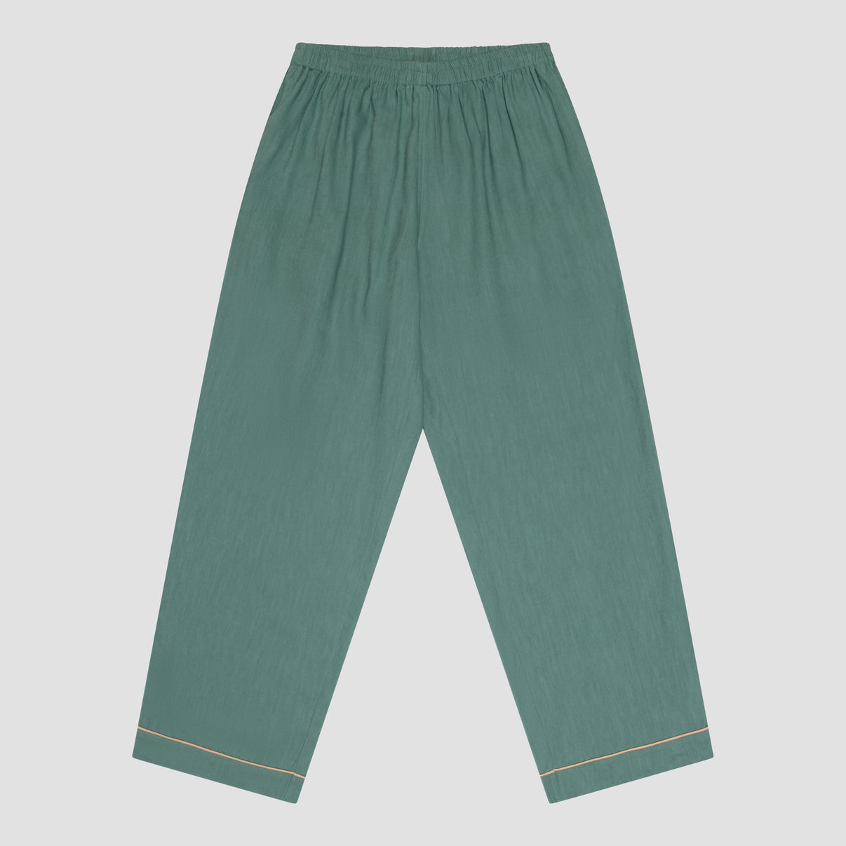 Tranquil Green Linen Women's Pyjama Trousers