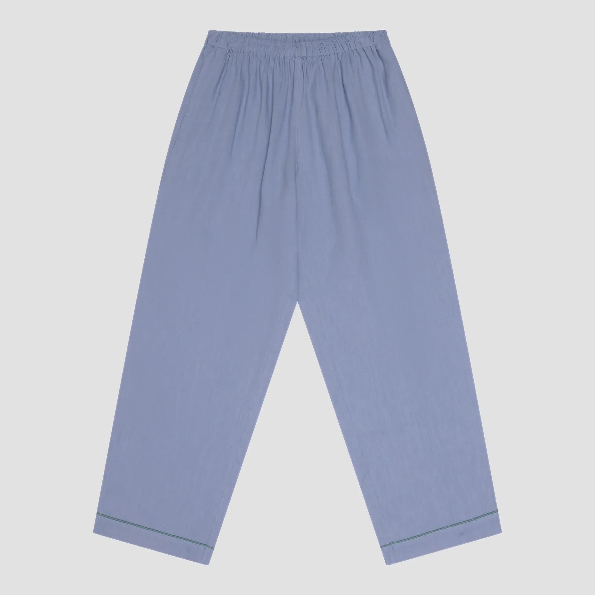 Wave Blue Linen Women's Pyjama Trousers