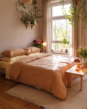 Terracotta 100% Flax Linen Pillowcases (Set 2 pieces)