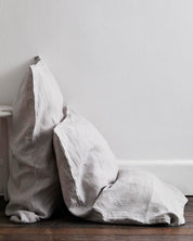 Fog 100% Flax Linen Pillowcases (Set 2 pieces)