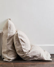 Oatmeal 100% Flax Linen Pillowcases (Set 2 pieces)