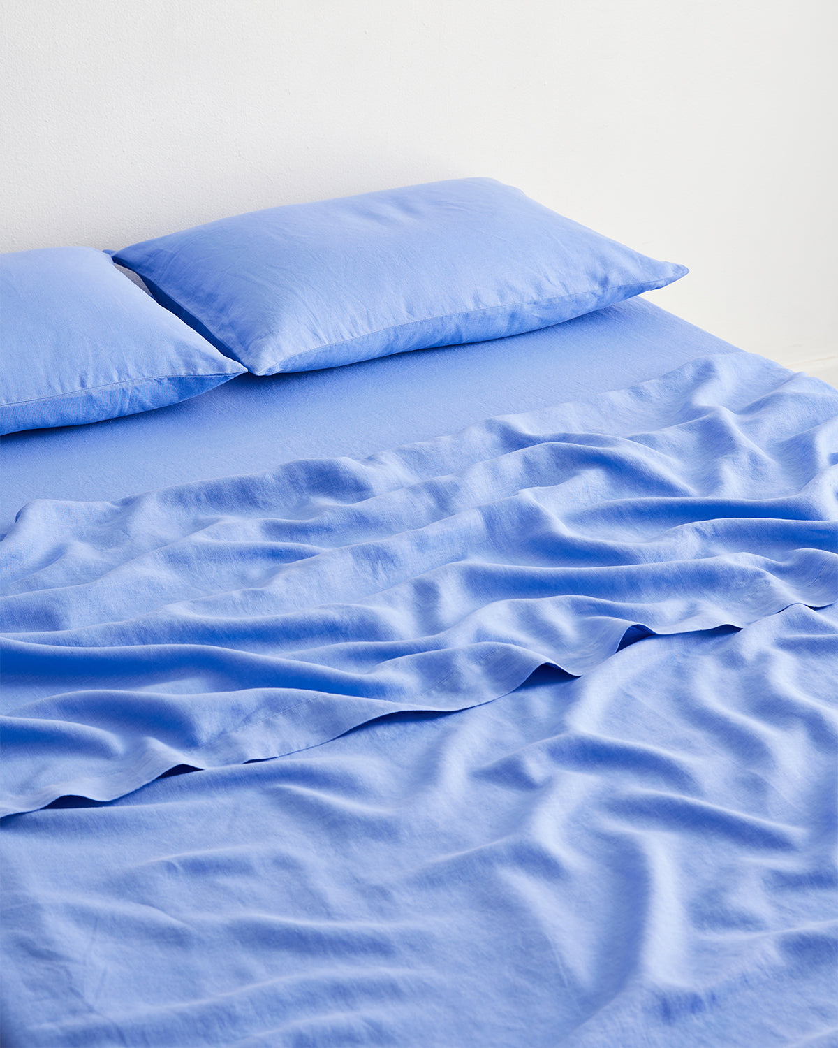 Wildflower 100% Flax Linen Fitted Sheet