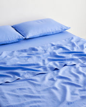 Wildflower 100% Flax Linen Fitted Sheet