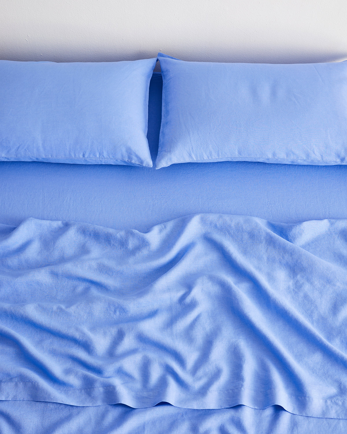 Wildflower 100% Flax Linen Fitted Sheet