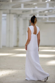 Summer Halter White Dress