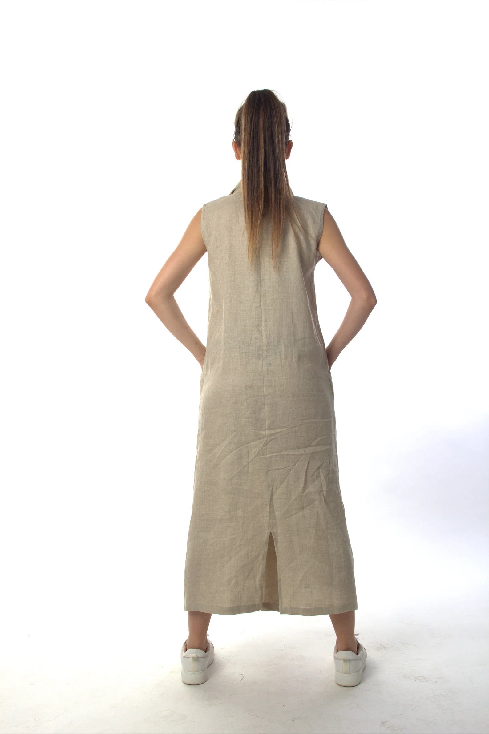 Linen Kimono Style Dress