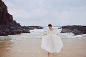 Vintage Style White Linen dress