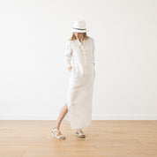 Long Linen Dress Dona in various colors