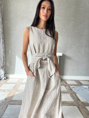 Linen Multiway Wrap Dress