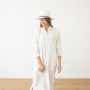 Long Linen Dress Dona in various colors