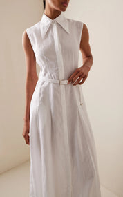 Durand Linen Maxi Shirt Dress