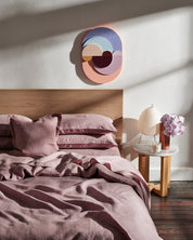 Lavender 100% Flax Linen Bedding Set