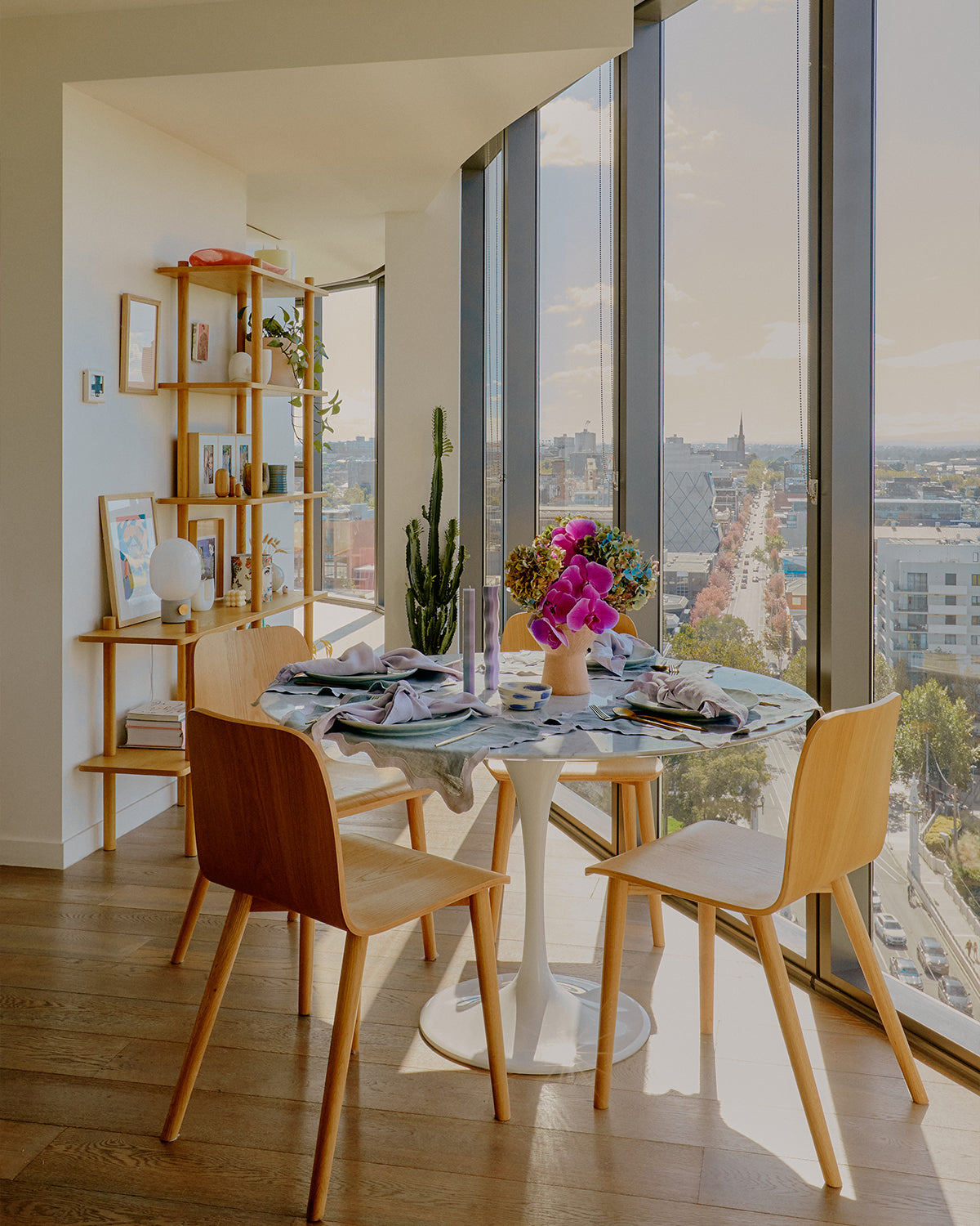 Lilac Linen Napkins (Set of Four)