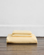 Limoncello 100% Flax Linen Duvet Cover Sets