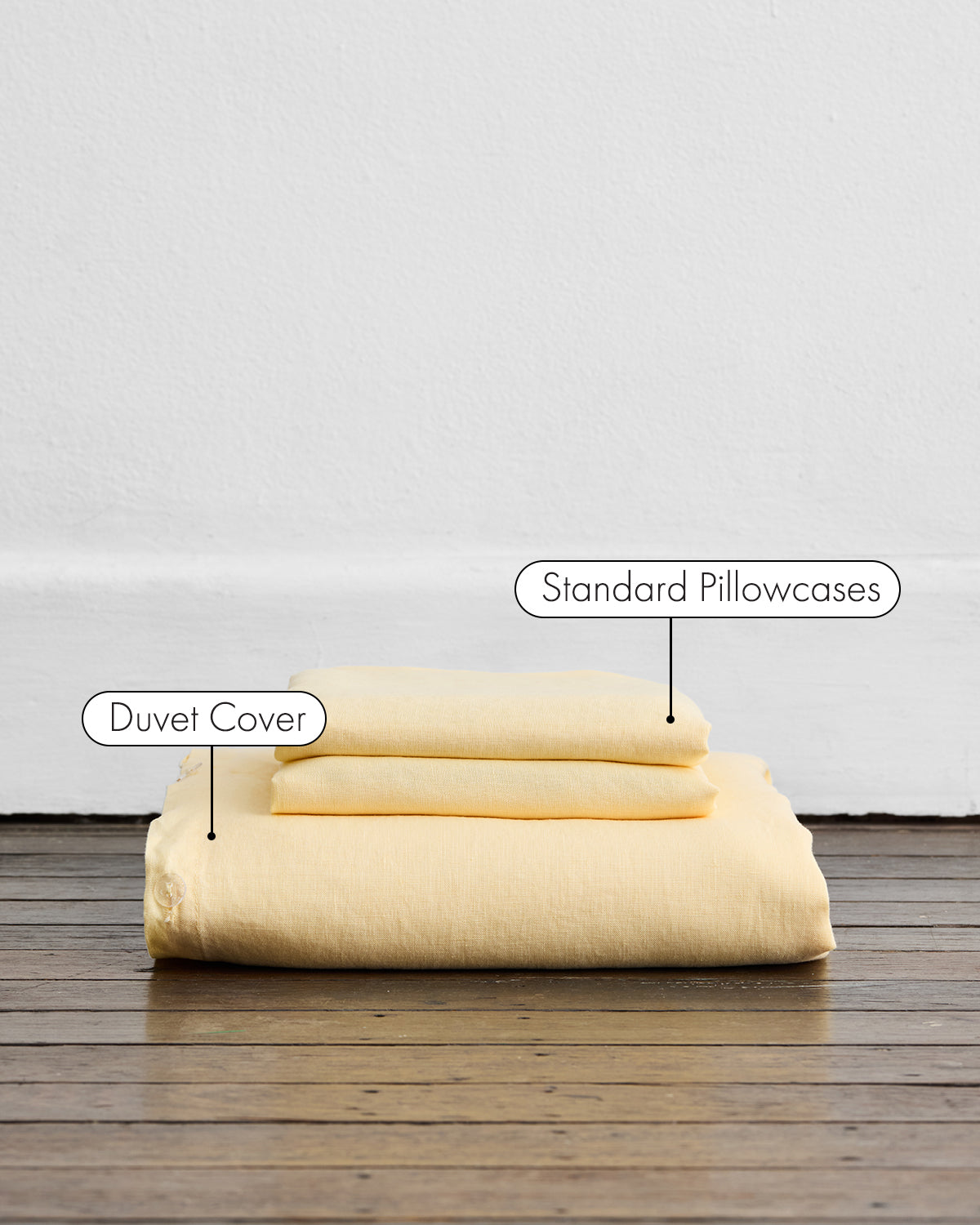 Limoncello 100% Flax Linen Duvet Cover Sets