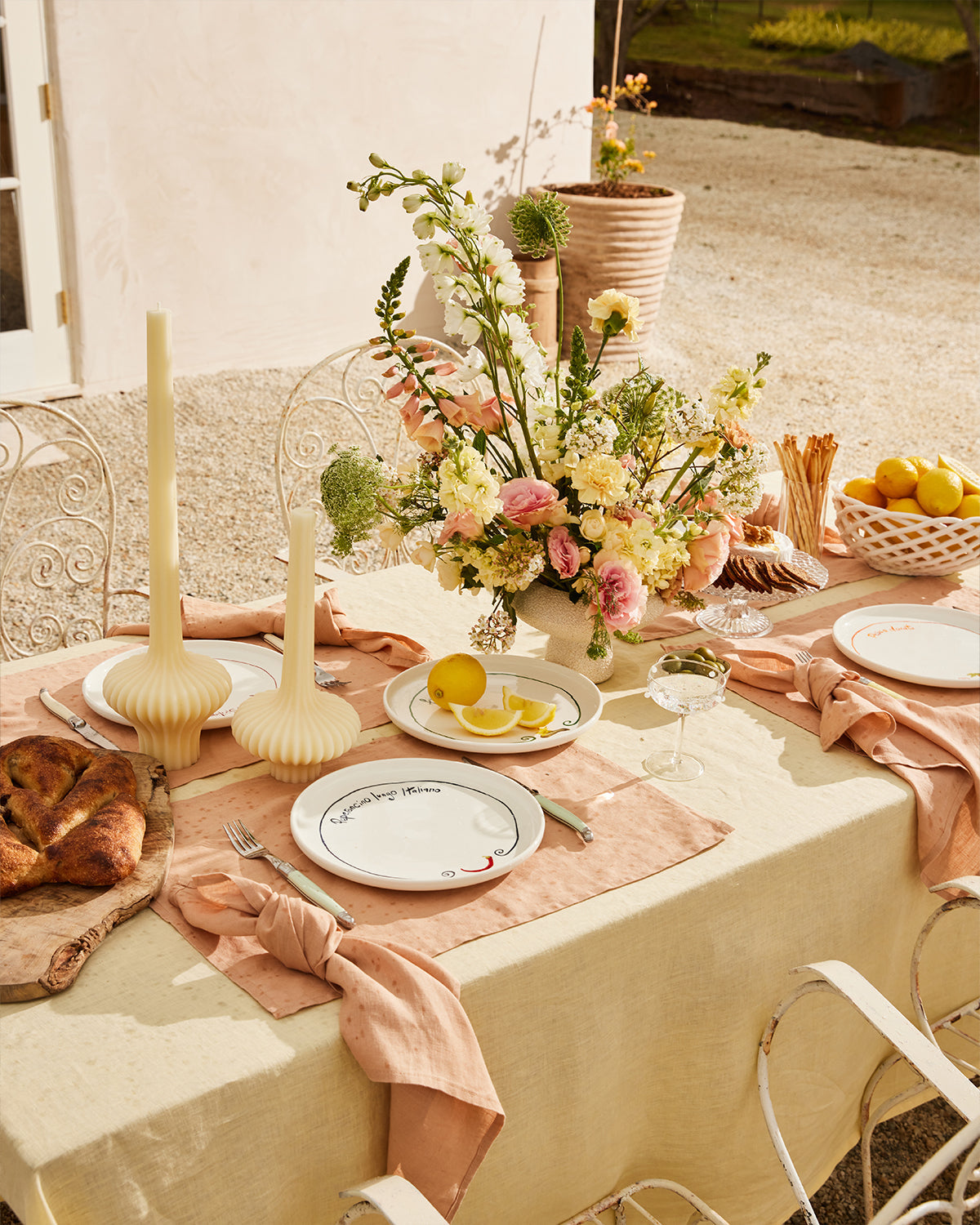 Terracotta Linen Napkins (Set of Four)