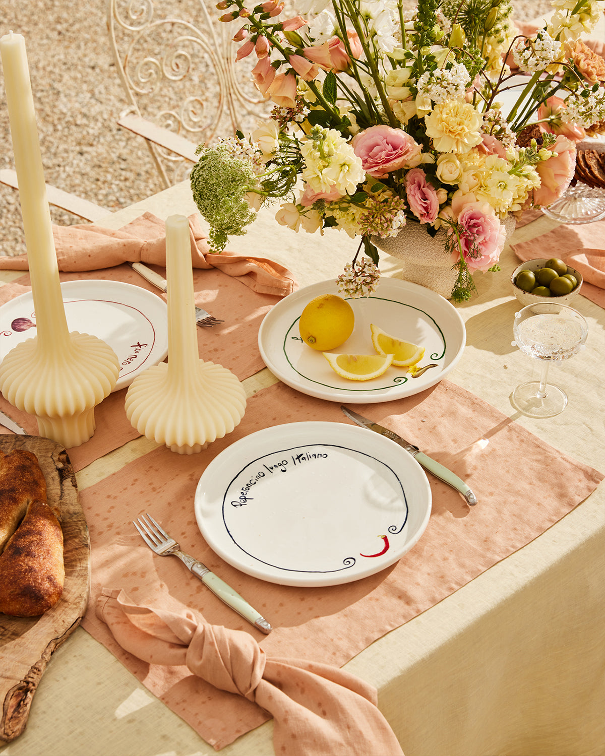 Terracotta Linen Placemats (Set 4 pieces)