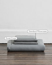 Mineral 100% Flax Linen Duvet Cover Sets