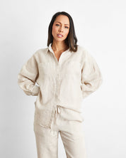 White Long Sleepwear Set