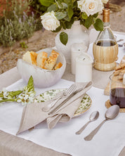 Linen Tablecloth in Oatmeal