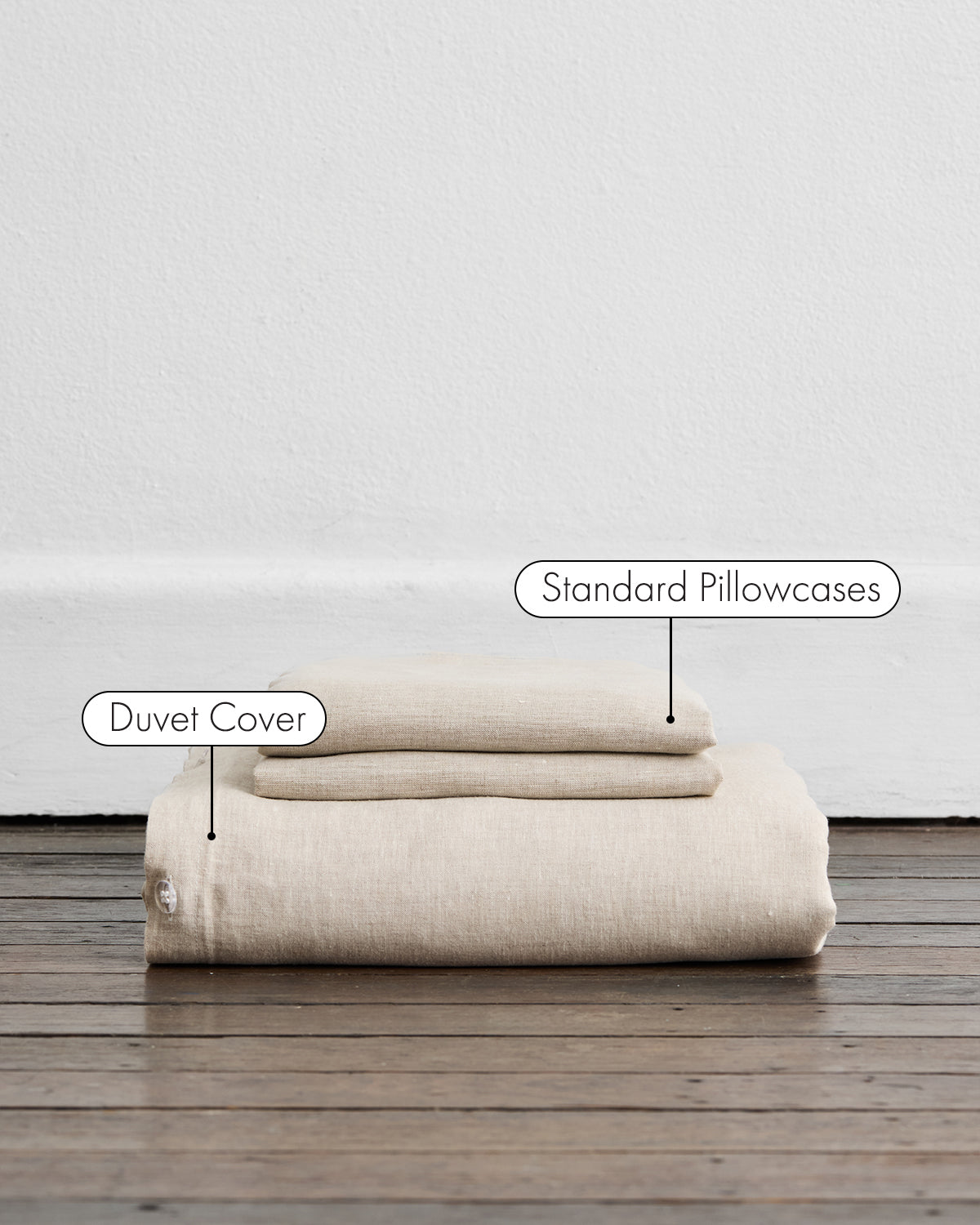 Oatmeal  100% Flax Linen Duvet Cover Sets