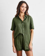 Sleepwear Short Sleeve Shirt