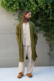 Men's Linen Kimono Robe