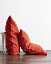Paprika 100% Flax Linen Pillowcases (Set 2 pieces)