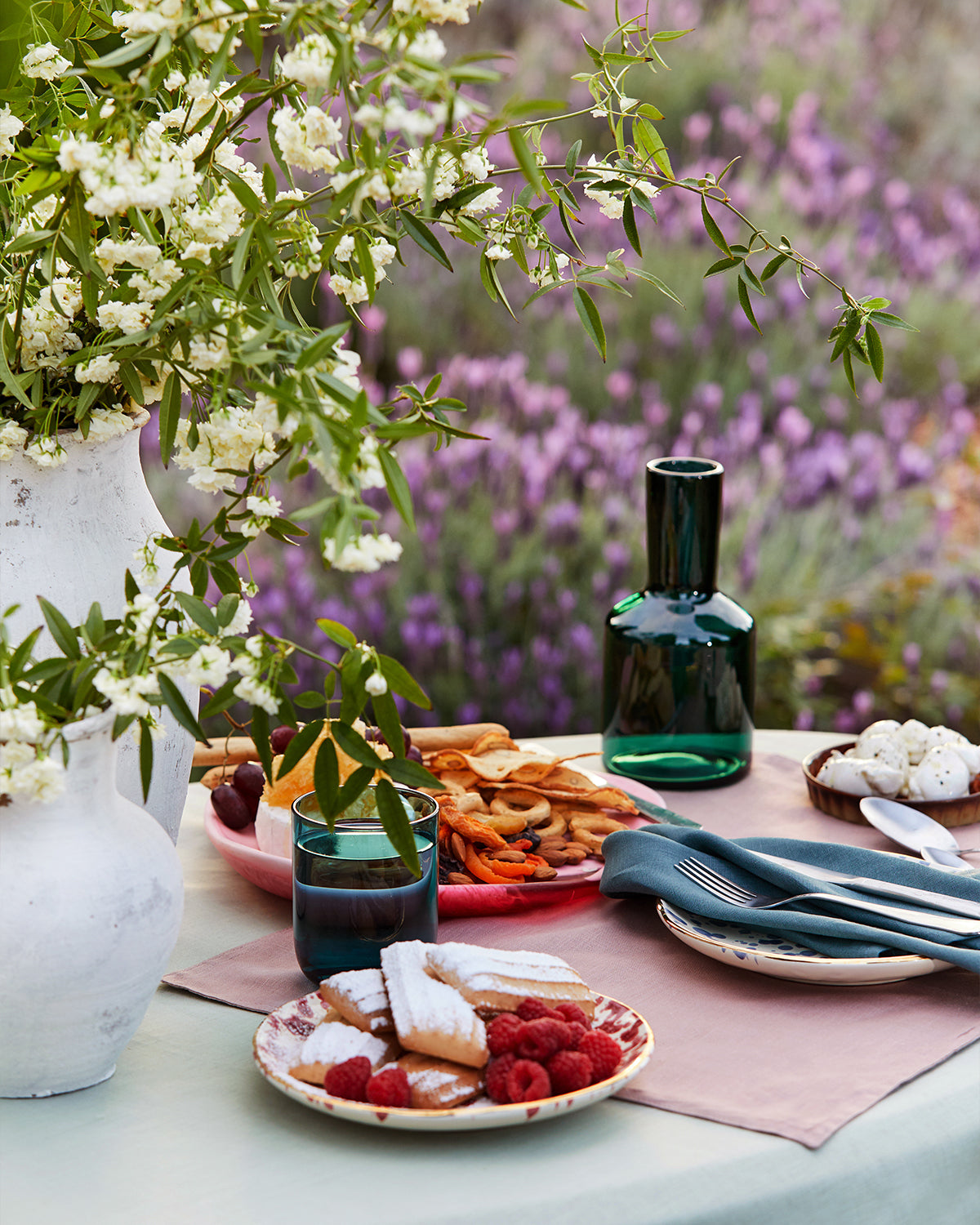 Petrol Linen Napkins (Set of Four)