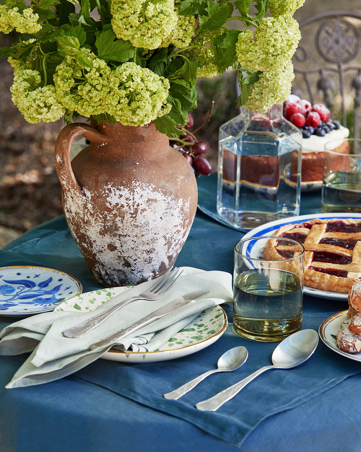 Petrol Linen Placemats (Set 4 pieces)