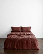 Cacao 100% Flax Linen Pillowcases (Set 2 pieces)
