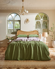 Pistachio 100% Flax Linen Pillowcases (Set 2 pieces)