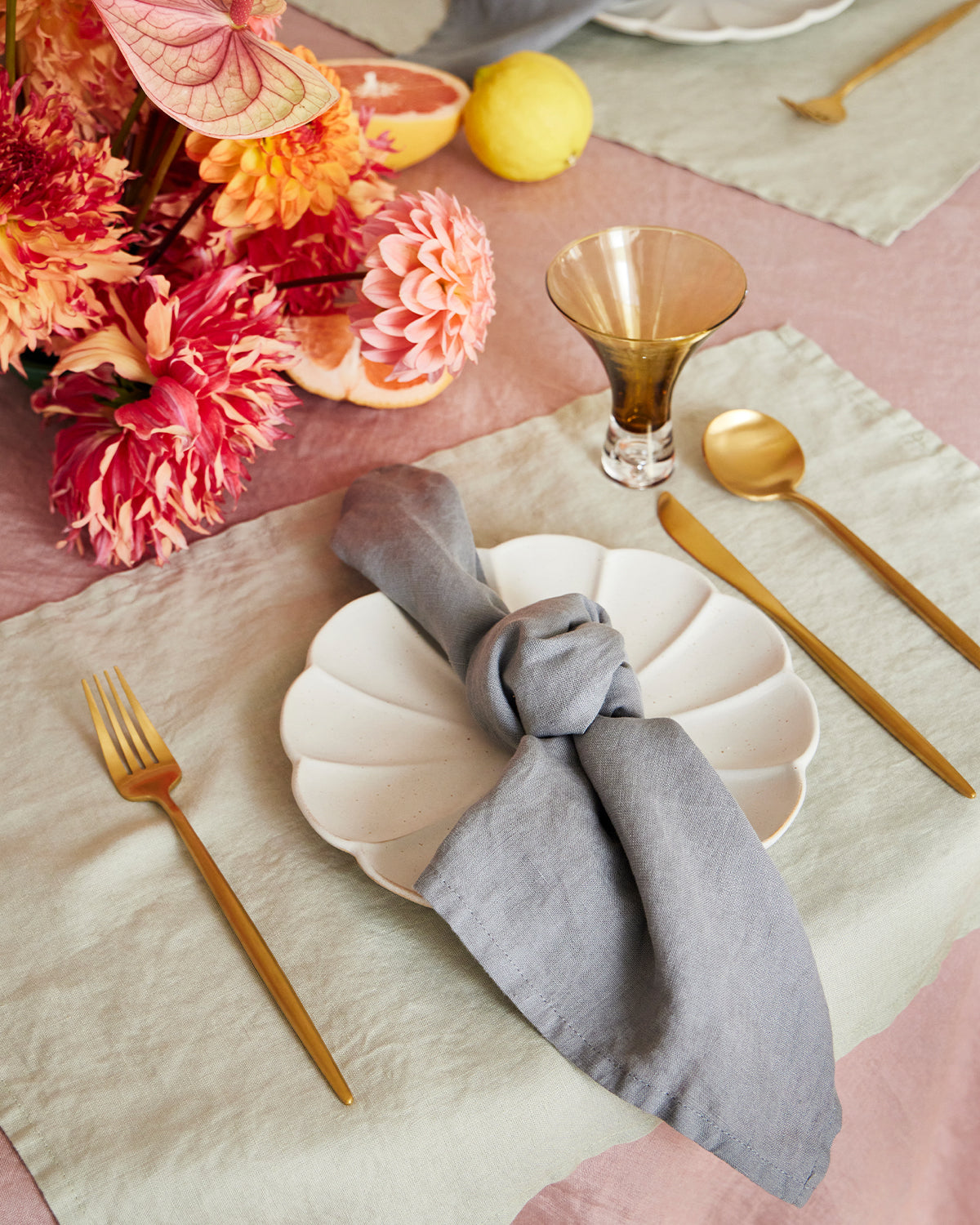 Mineral Linen Napkins (Set of Four)